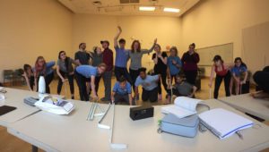 Rehearsal from the Company Carolina production of "The Producers".